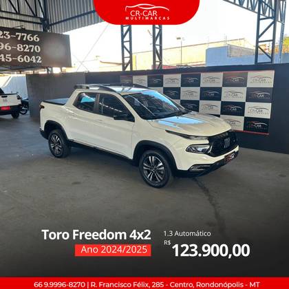 FIAT TORO 1.3 TURBO 270 FLEX FREEDOM AT6 FIAT TORO 1.3 TURBO 270 FLEX FREEDOM AT6